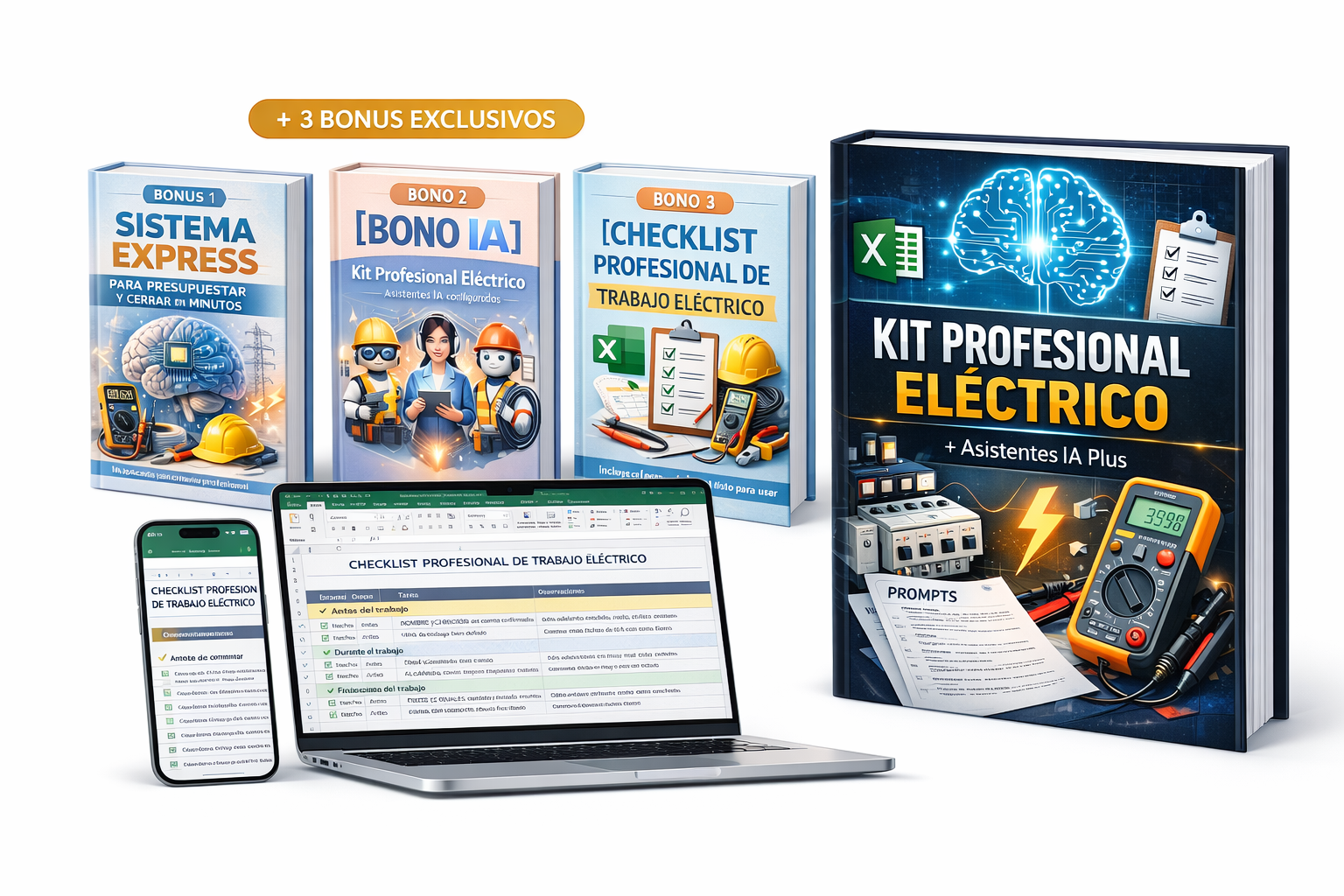 Kit Profesional Eléctrico – Keybook Pro